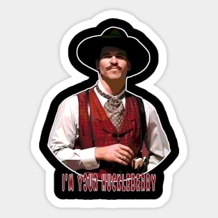 Classic Doc Holiday Sticker